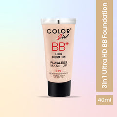Color Girl 3 in 1 Ultra HD BB foundation Tube