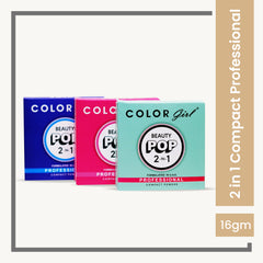 Color girl 2 in 1 compact professional
