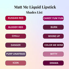 Color girl matt me Liquid Lipstick