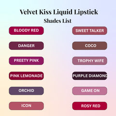 Color Girl Velvet Kiss Liquid Lipstick
