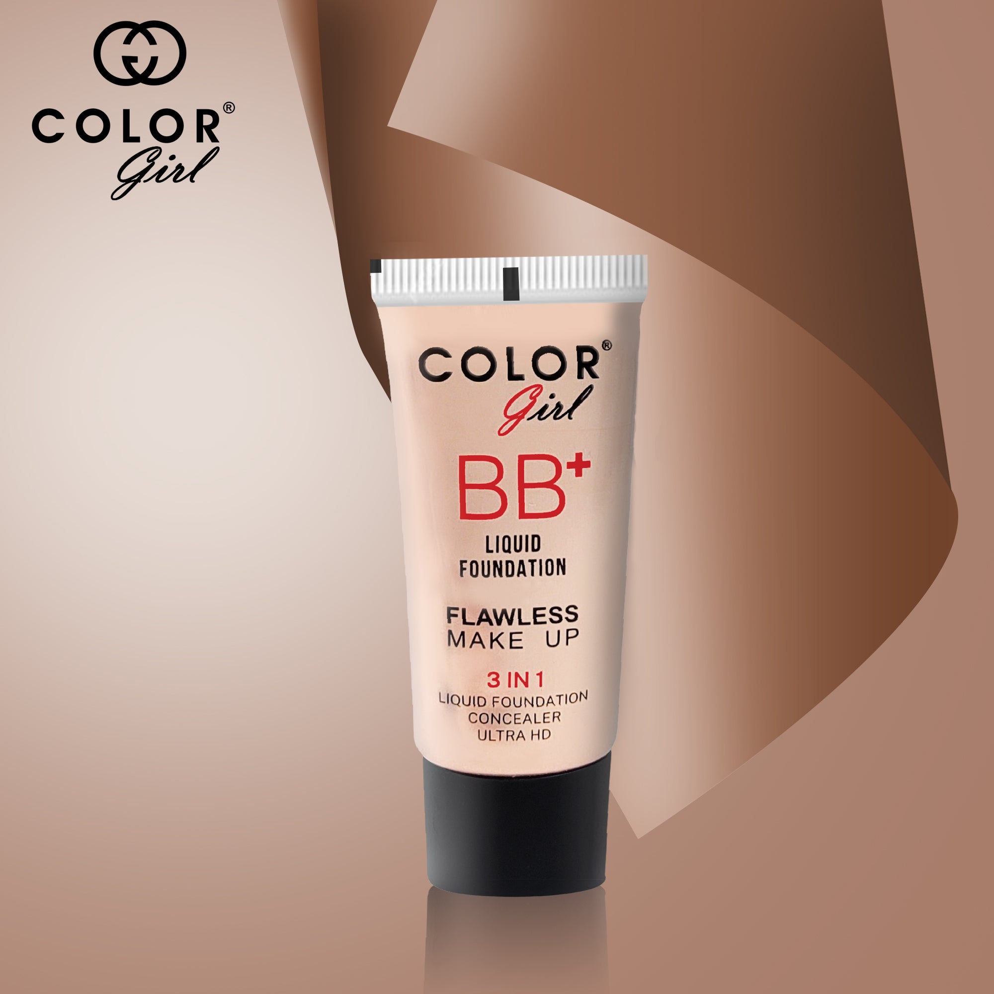 Color Girl 3 in 1 Ultra HD BB foundation Tube