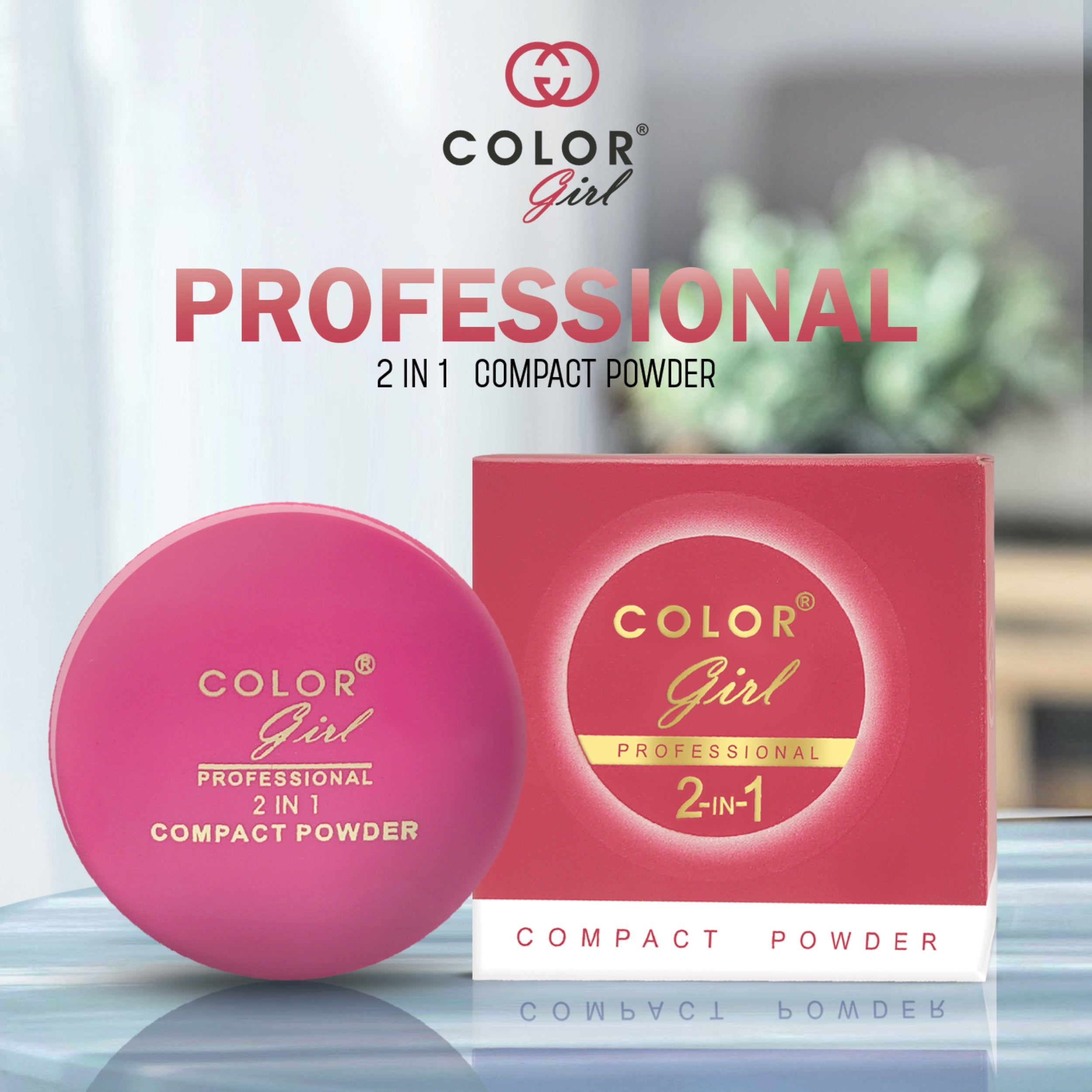 Colorless Compact Color girl 2 in 1 compact professional – Color Girl India
