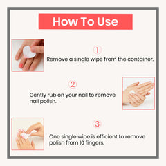 Color Girl Instant Nail Polish Remover Wipes