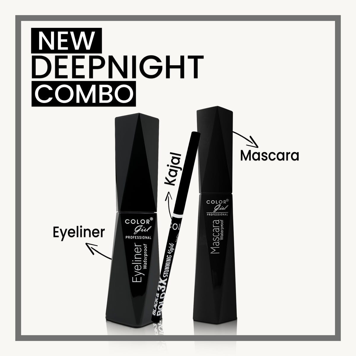 Deep Night Combo – Kajal | Mascara | Eyeliner