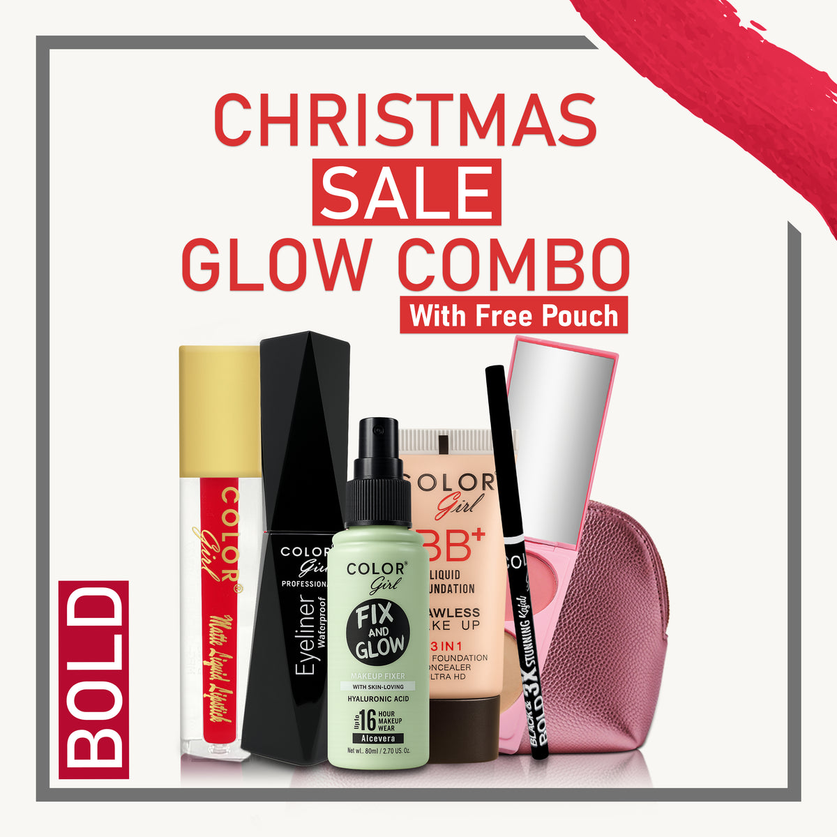 Combo Makeup Essentials Kit – Bold Edition