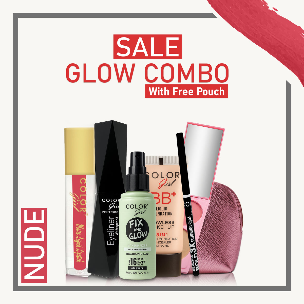 Combo Makeup Essentials Kit – Nude Edition