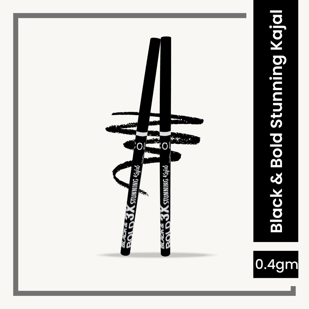 Color Girl Black & Bold Stunning Kajal