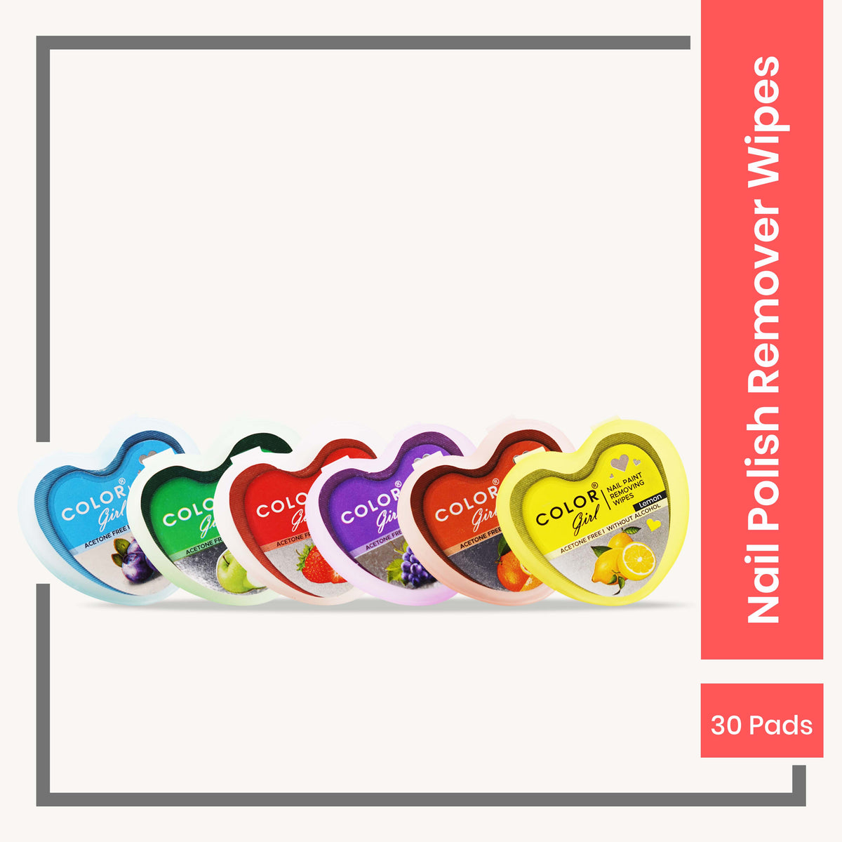 Color Girl Instant Nail Polish Remover Wipes