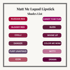 Color girl matt me Liquid Lipstick